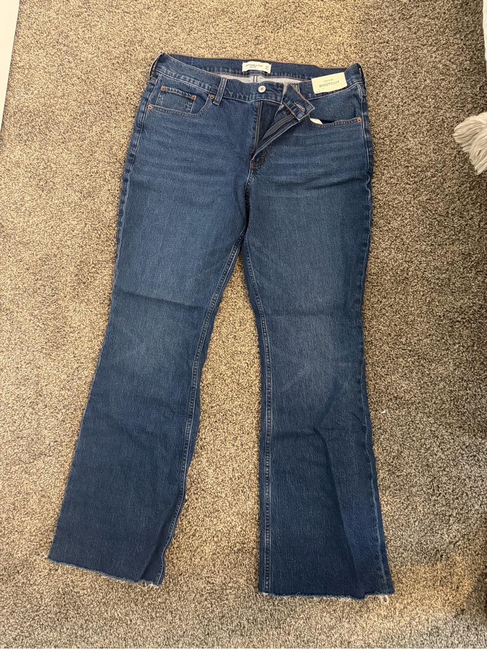 Abercrombie & Fitch Dark Blue Flare Jeans